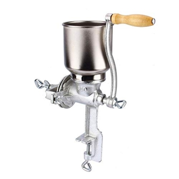 Grain Mill Iron Grain Grinder - Manual Mill for Coffee, Oats, Corn & More