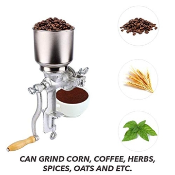 Manual Grain Mill for All Cooking Needs - Durable & Versatile