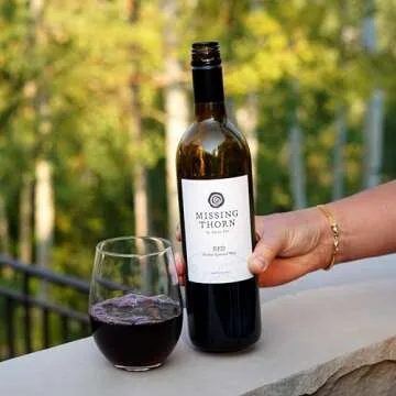 Missing Thorn Red Alcohol-Removed Malbec Wine by Aaron Pott - Sip Clean Non-alcoholic wine with Rich...