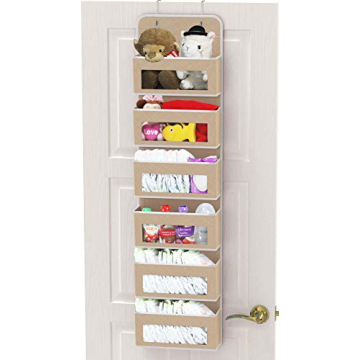 6-Pocket Clear Window Door Organizer for Easy Storage