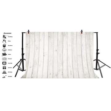 Yeele 5x4ft Vintage Wood Backdrop for Photography
