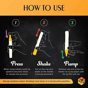 10Pack Erasable Liquid Chalk Markers with Extra Gold and Silver Colors, 6mm Reversible Tip Drawing Chalk Pens with Vibrant Color for Chalkboard Signs, Windows, Blackboards, Office School Supplies