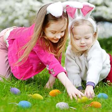 Colorful 12Pcs Easter Eggs for Decorations - Perfect for DIY and Crafts!