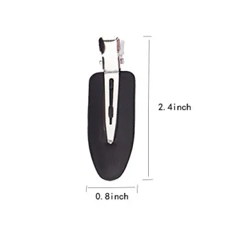 Unisex No Bend Hair Clips - 8 Colorful Pack