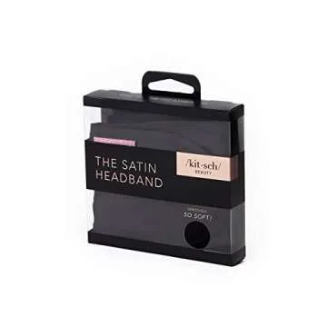 Kitsch Satin Sleep Headband with Ponytail Holder for Women