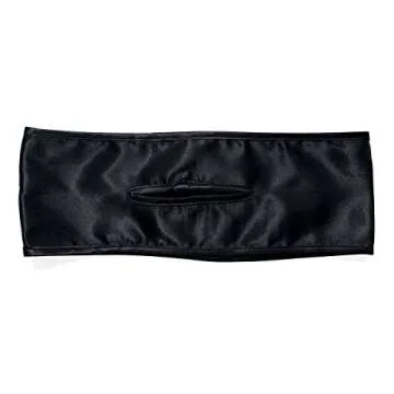 Kitsch Satin Sleep Headband with Ponytail Holder for Women