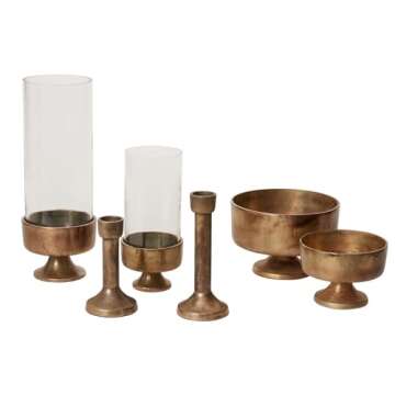 Finale Gold Metal Compote Bowl for Elegant Events