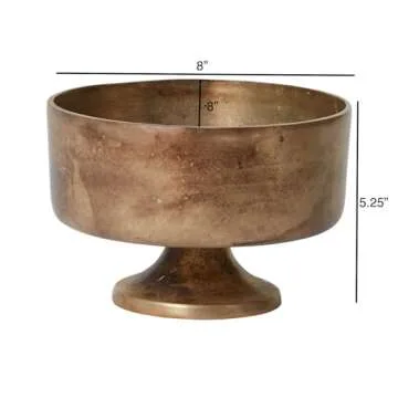Finale Gold Metal Compote Bowl for Elegant Events
