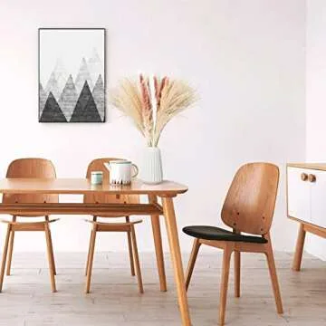 Dried Pampas Grass, 60 Pcs Fluffy White Pompous Grass Reed Grass Brown Pampas, 20" Fluffy Dried Pampas Grass Small, Small Pampas Grass Boho Arrangement for Home Decor, Wedding, Living Room