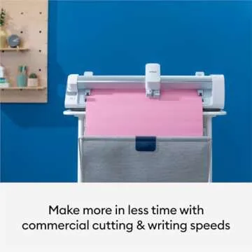 Cricut Venture | Wide-Format Smart Cutting Machine (25 inch), Precision cuts up to 100+ Materials at Commercial speeds