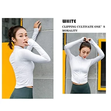 Lightweight Full Zip Workout Jacket for Active Women
