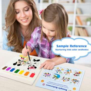 Paint with Water Coloring Book for Kids, 3 in 1 Watercolor Painting Books Kit for Kids Ages 4 5 6 7 ...