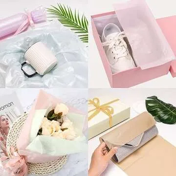 Vibrant Larcenciel Metallic Tissue Paper for Gift Wrapping