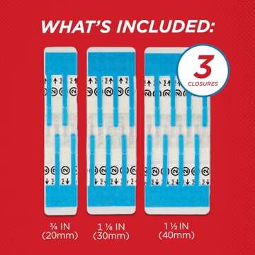 Clozex Emergency Laceration Closures - Repair Wounds Without Stitches. FDA Cleared FSA HSA Eligible Skin Closure Device for 3 Individual Wounds Or Combine for Total Length of 3 3/8 Inches