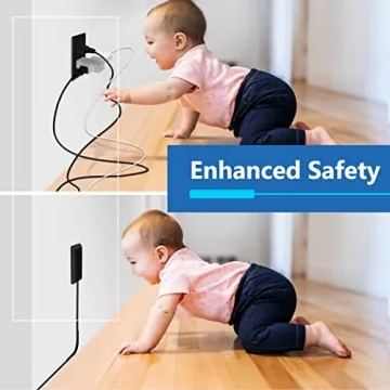 LIDER Flat-Face Outlet Extender with 3 Receptacles and 3ft Cord