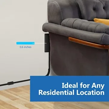 LIDER Flat-Face Outlet Extender with 3 Receptacles and 3ft Cord