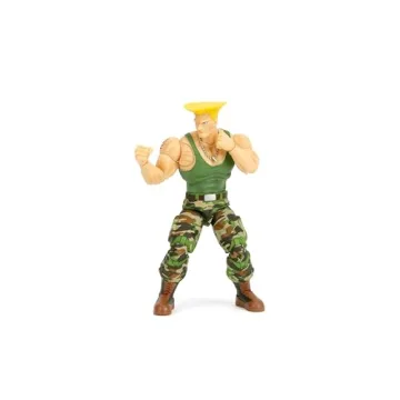 Jada Toys Street Fighter II Guile 6" Action Figure with Interchangeable Parts