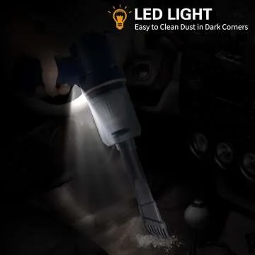 Portable Cordless Handheld Car Vacuum Cleaner 2 in 1