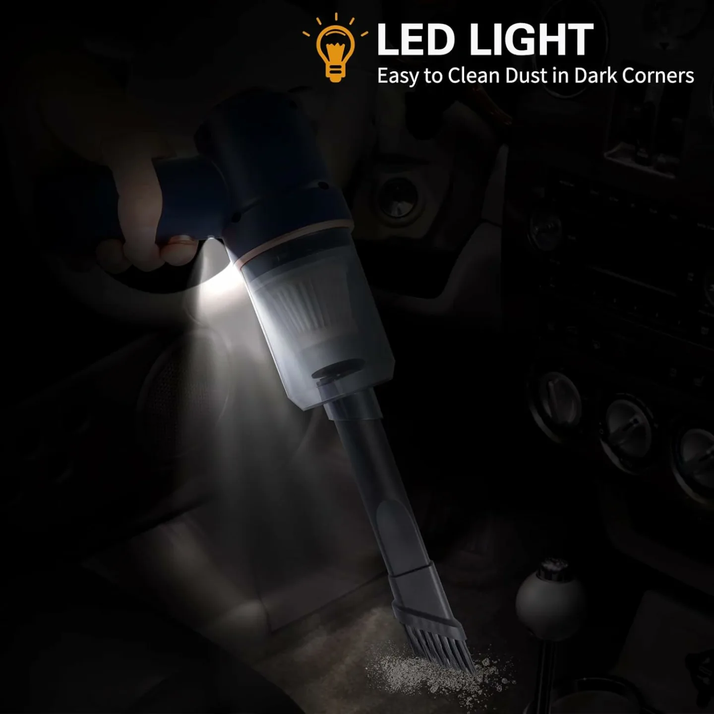 Portable Cordless Handheld Car Vacuum Cleaner 2 in 1