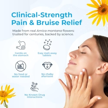 Arnica Montana 30X Quick Dissolve Tablets for Pain Relief