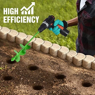 Royars Heavy-Duty Auger Drill Bit for Easy Planting Digging