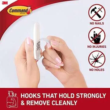 3M Damage-Free Hanging Hooks for Damage-Free Solutions