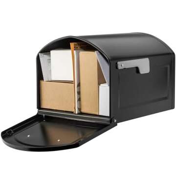 Architectural Mailboxes XL Postmount Mailbox for Secure Storage