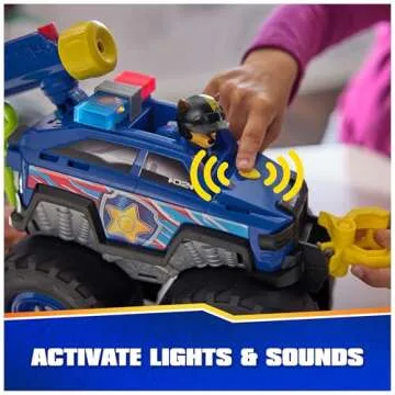 PAW Patrol Chase’s Power Cruiser with Launcher & Lights