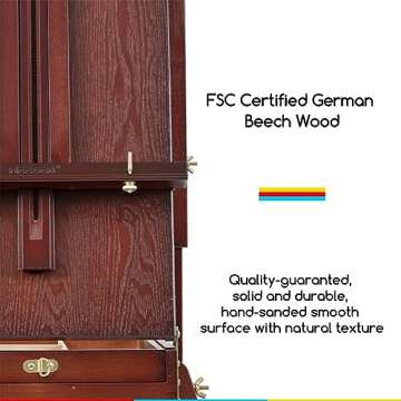 MEEDEN French Easel, Plein Air Easel, Art Easels for Painting Adult, Travel Easel, Easel Stand for Painting, Portable Artist Easel for Outdoor Painting, Sketching, Display