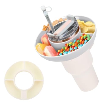 Snack Bowl for Stanley Cup: 4-Compartment Treat Tray