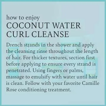 Camille Rose Coconut Water Curl Cleanse for Hydrated Curls