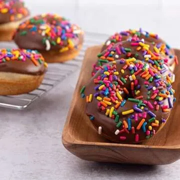 Rainbow Sprinkles - 2.2 Pounds - Bulk Rainbow Jimmies for Cookies - Birthday Cake for Ice Cream, Baking, Cupcakes, Donuts