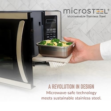 Bentgo MicroSteel Microwave-Safe Stainless Steel Food Container