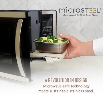 Bentgo MicroSteel Microwave-Safe Stainless Steel Food Container
