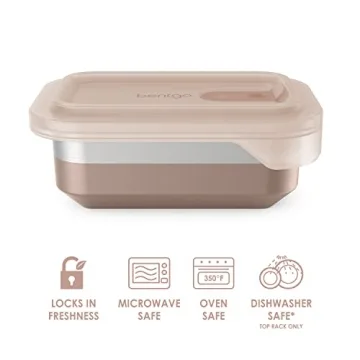 Bentgo MicroSteel Microwave-Safe Stainless Steel Food Container