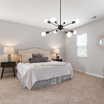 LynPon 8 Lights Sputnik Chandelier - Elegant Lighting Fixture