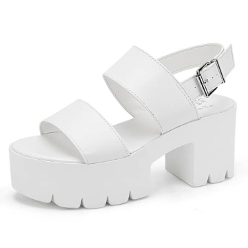 READYSALTED Women's Chunky Platform Sandals for Summer Fashion
