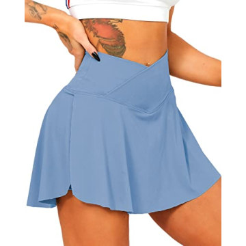 Navneet Women Tennis Skirts with Pockets High Waisted Golf Skirts Athletic Skorts Pleated Mini Skirt...