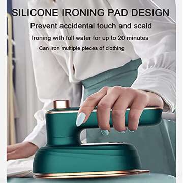 Professional clothes iron mini steam portable iron Portable Hanging Ironing Machine Handheld Electri...
