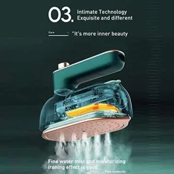 Portable Mini Steam Iron for Travel and Home Use