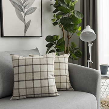 UGASA Classic Retro Checkered Pillow Cases for Elegant Decor