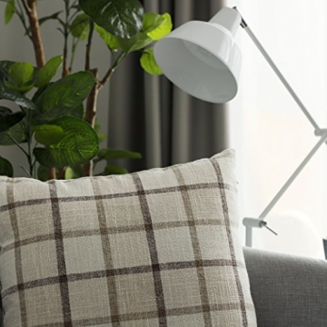UGASA Classic Retro Checkered Pillow Cases for Elegant Decor