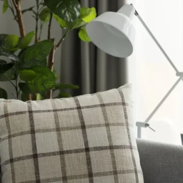 UGASA Classic Retro Checkered Pillow Cases for Elegant Decor