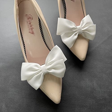 Fodattm Handmade Bow Knot Shoe Clips for Weddings and More