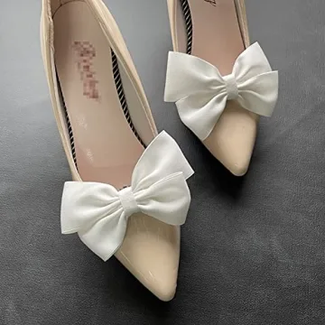 Fodattm Handmade Bow Knot Shoe Clips for Weddings and More