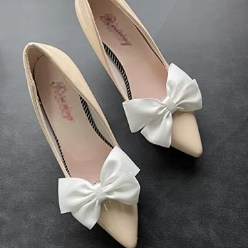Fodattm Handmade Bow Knot Shoe Clips for Weddings and More