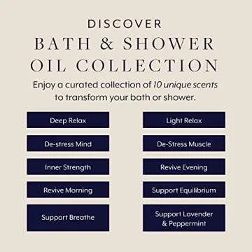 Aromatherapy Associates Essential Oil Blends for Dry Skin Oil & Body Oil for Men & Women, Luxury Sho...