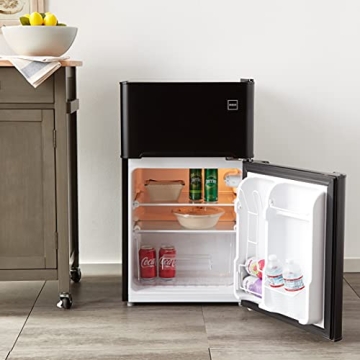 RCA Compact Refrigerator with Freezer Perfect for Dorms