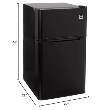 RCA Compact Refrigerator with Freezer Perfect for Dorms