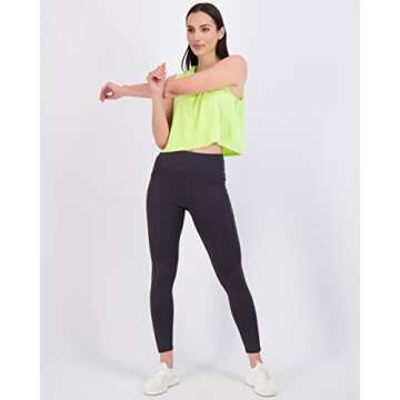 5 Pack: Womens Summer Cute Crop Tank Top Shirt Trendy Dry Fit Ladies Tops Tees Athletic Yoga Workout Running Gym Active Cropped Exercise Women Loose Fit Sleeveless Fitness Tanks Camisole - Set 5, L